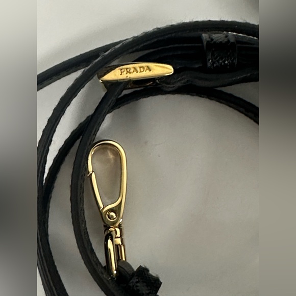 Prada Enameled Metal Triangle Mini Symbole Tote - Picture 11 of 13